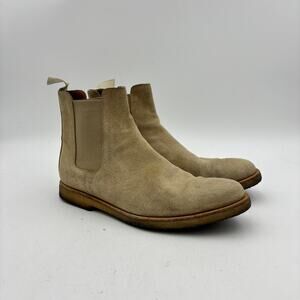 Common Projects Chelsea Boots Suede Tan Men's 41 US 8